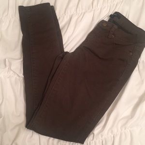 Forever 21 Olive Green Jeggings
